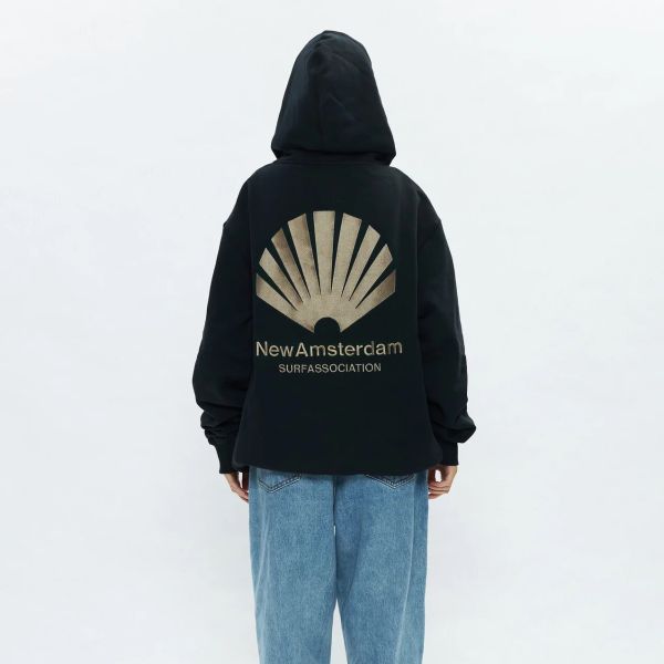 New Amsterdam Surf Association Logo Hoodie Zwart