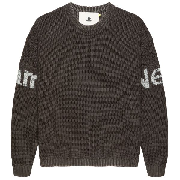 New Amsterdam Surf Association Logo Knit Sweater Antraciet