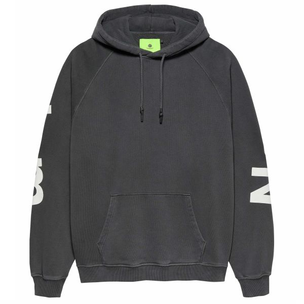 New Amsterdam Surf Association Logo Line Hoodie Antraciet