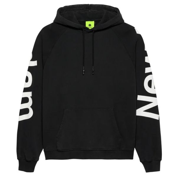 New Amsterdam Surf Association Logo Line Hoodie Zwart