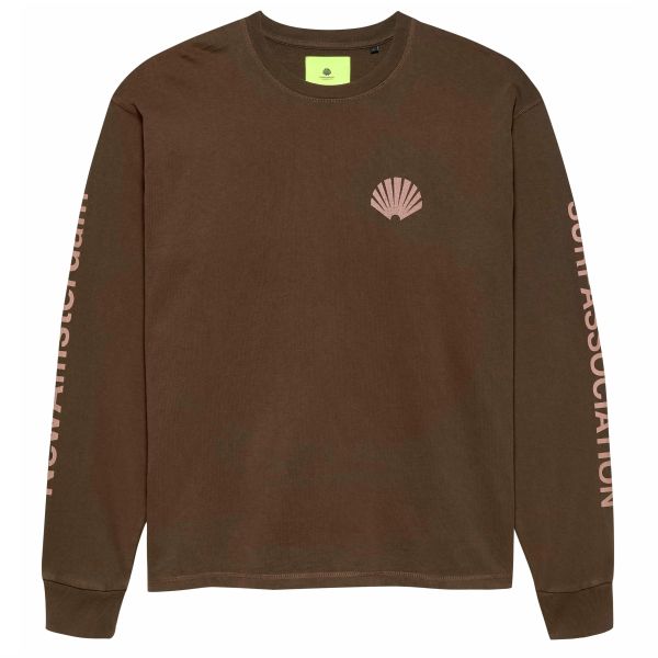 New Amsterdam Surf Association Logo Longsleeve T-shirt Bruin