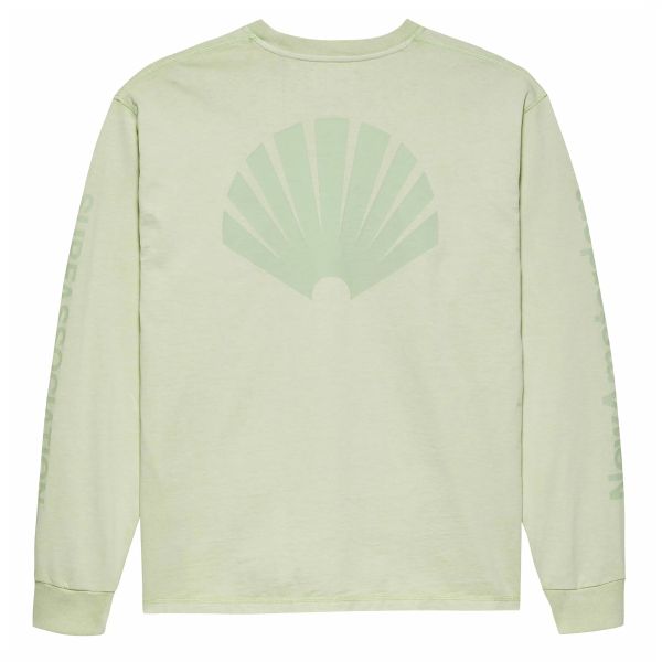 New Amsterdam Surf Association Logo Longsleeve T-shirt Licht Groen