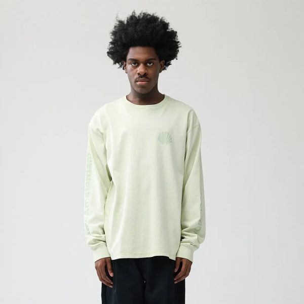 New Amsterdam Surf Association Logo Longsleeve T-shirt Licht Groen