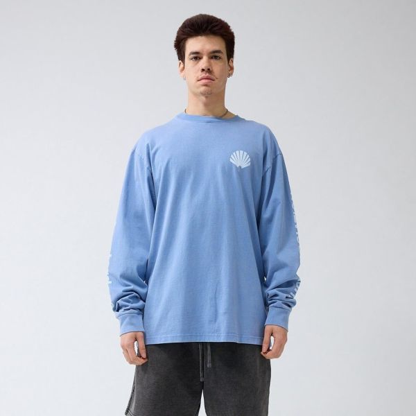 New Amsterdam Surf Association Logo Longsleeve T-shirt Blauw