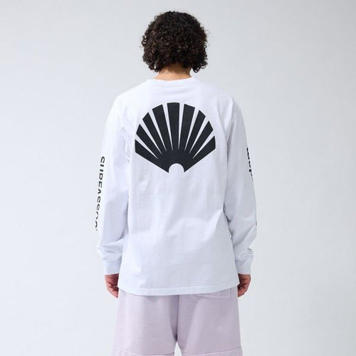 New Amsterdam Surf Association Logo Longsleeve T-shirt Wit