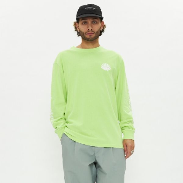 New Amsterdam Surf Association Logo Longsleeve T-shirt Groen
