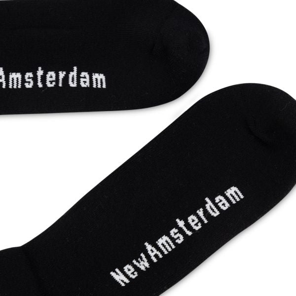 New Amsterdam Surf Association Logo Sokken Zwart