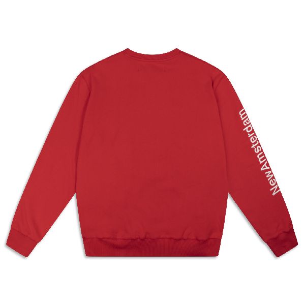 new amsterdam surf association logo sweater rood