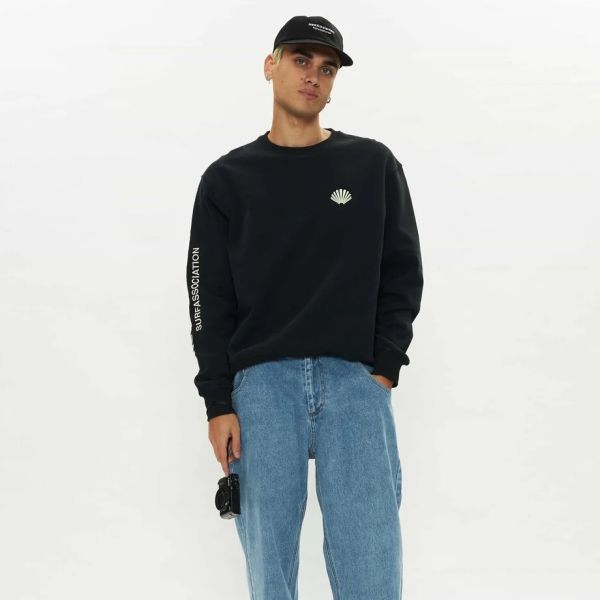 New Amsterdam Surf Association Logo Sweater Zwart