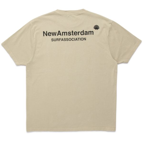New Amsterdam Surf Association Logo T-shirt Beige