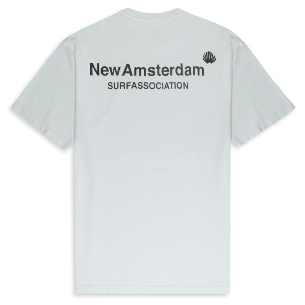 New Amsterdam Surf Association Logo T-shirt Licht Blauw