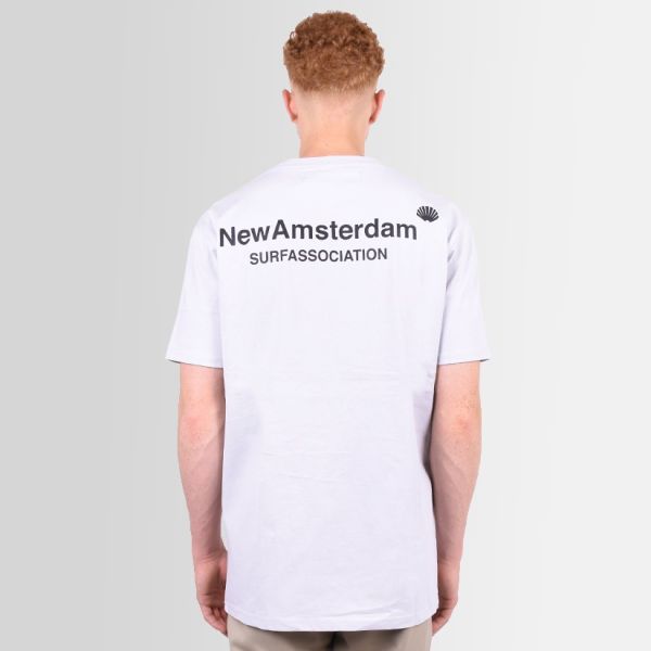 New Amsterdam Surf Association Logo T-shirt Licht Blauw