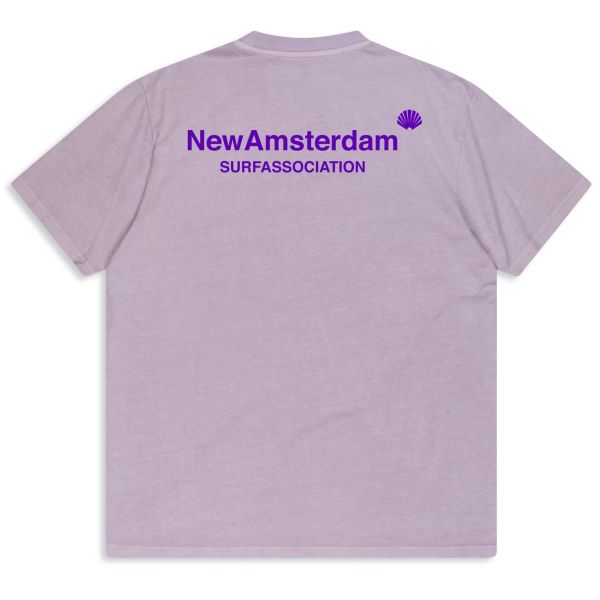 New Amsterdam Surf Association Logo T-shirt Lilac