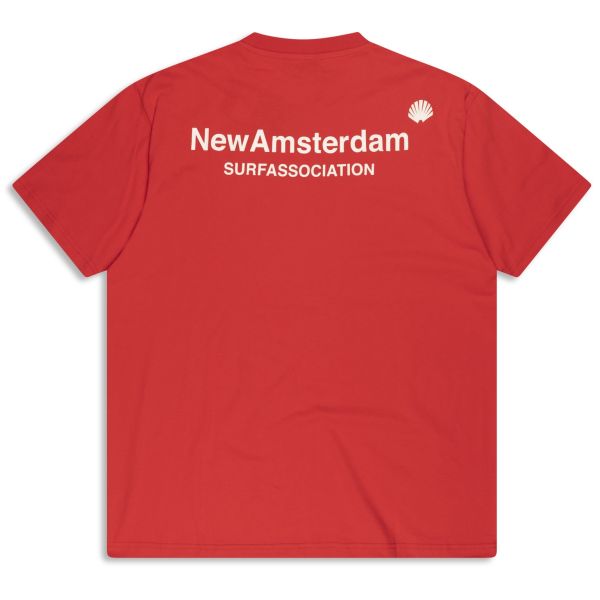 New Amsterdam Surf Association Logo T-shirt Rood