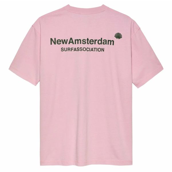 New Amsterdam Surf Association Logo T-shirt Roze