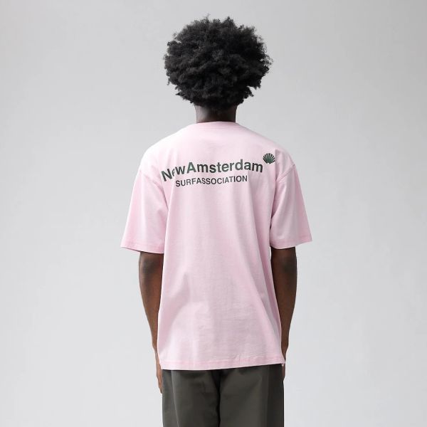 New Amsterdam Surf Association Logo T-shirt Roze