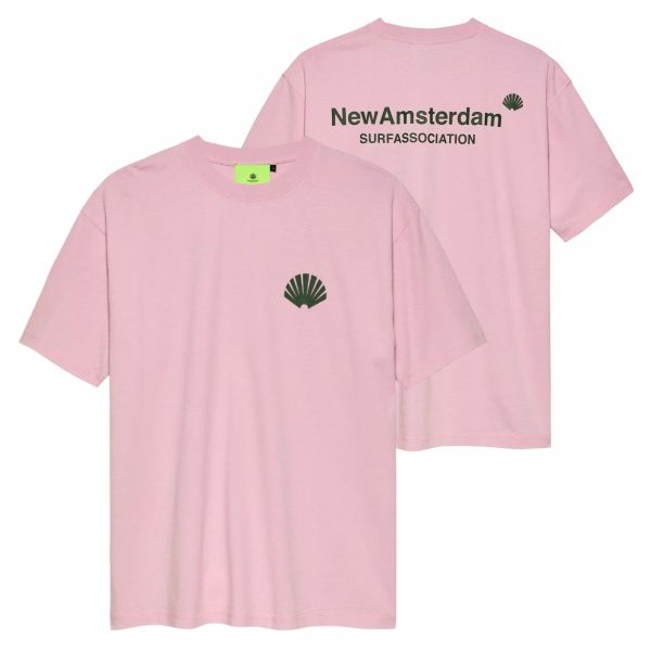 New Amsterdam Surf Association Logo T-shirt Roze
