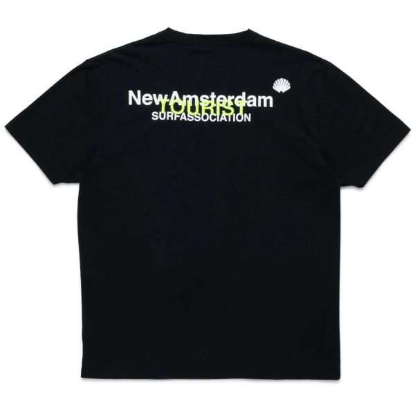 New Amsterdam Surf Association Logo Tourist T-shirt Zwart