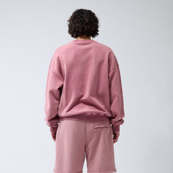 New Amsterdam Surf Association Logo Washed Sweater Roze