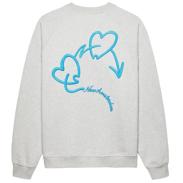 New Amsterdam Surf Association Love Connect Sweater Grijs
