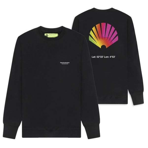 New Amsterdam Surf Association Map Sweater Zwart