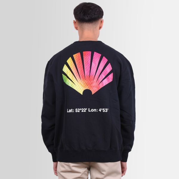New Amsterdam Surf Association Map Sweater Zwart