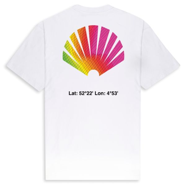 New Amsterdam Surf Association Map T-shirt Wit