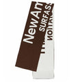 New Amsterdam Surf Association Name Sjaal Bruin/Wit
