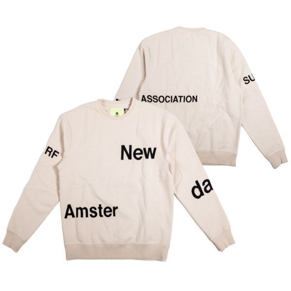 New Amsterdam Surf Association Name Sweater Off White