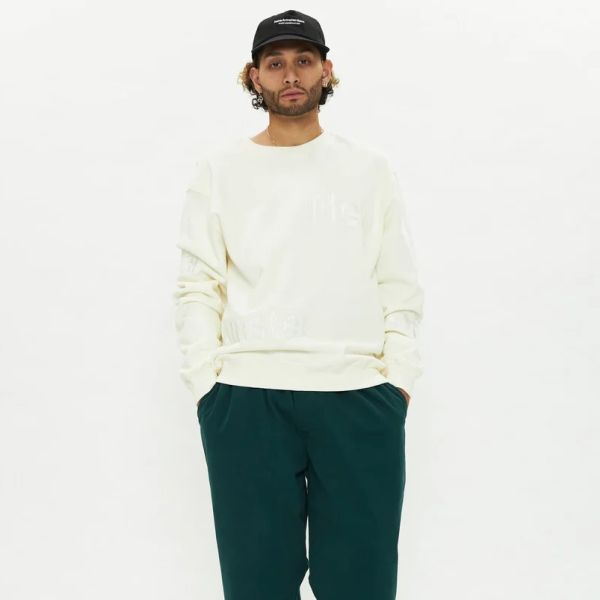 New Amsterdam Surf Association Name Sweater Off White