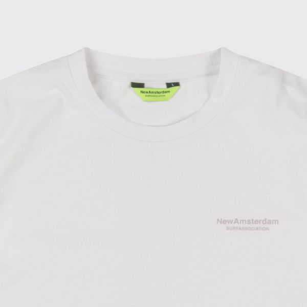 New Amsterdam Surf Association Name T-shirt Wit