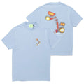 New Amsterdam Surf Association Night Lights T-shirt Blauw