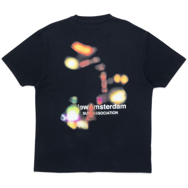New Amsterdam Surf Association Night Lights T-shirt Zwart