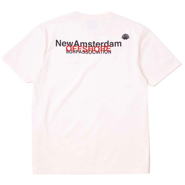 New Amsterdam Surf Association offshore t-shirt off white