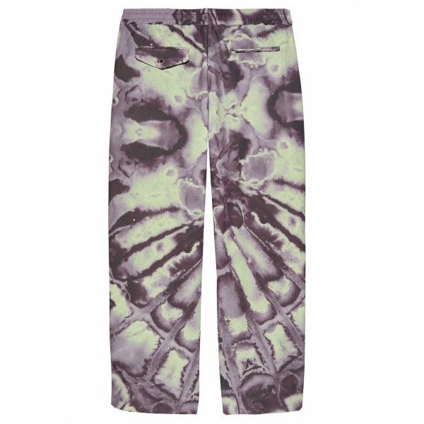 New Amsterdam Surf Association Oversized Aquarelle Broek Paars/Groen