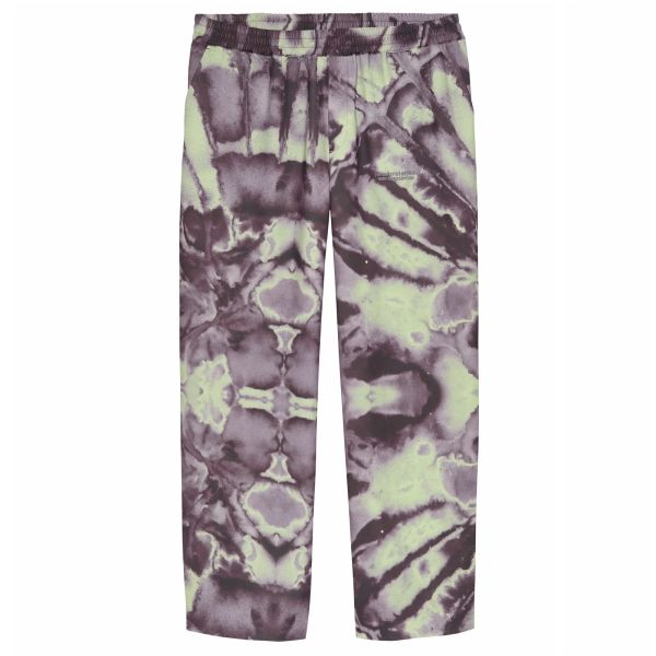 New Amsterdam Surf Association Oversized Aquarelle Broek Paars/Groen