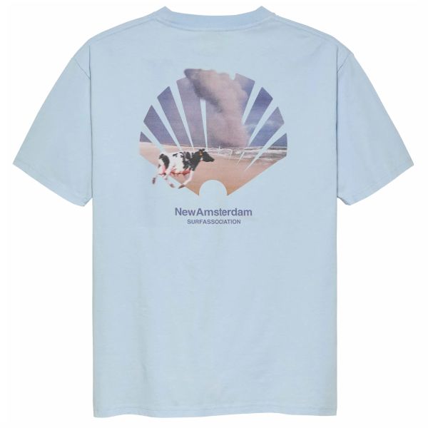 New Amsterdam Surf Association Oyster T-shirt Blauw