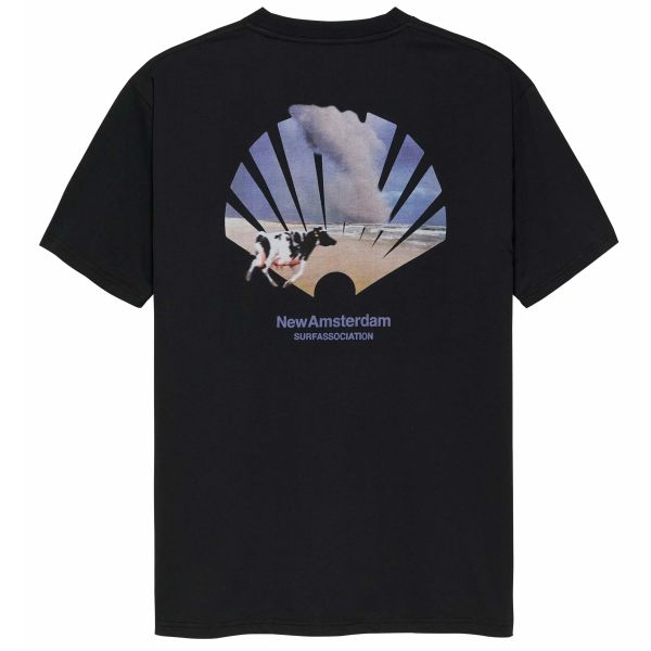 New Amsterdam Surf Association Oyster T-shirt Zwart