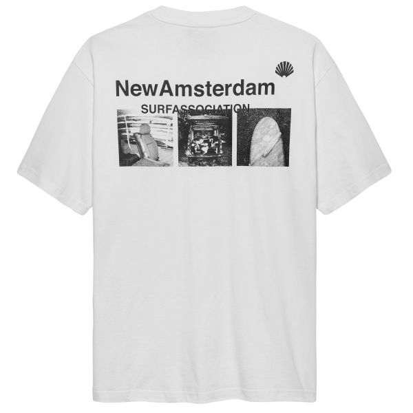 New Amsterdam Surf Association Photo Print T-shirt Wit