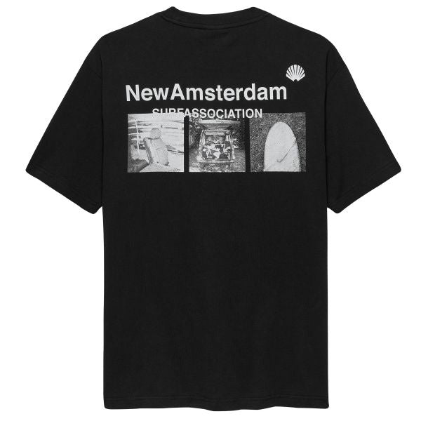 New Amsterdam Surf Association Photo Print T-shirt Zwart