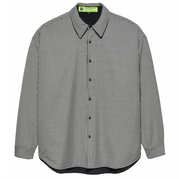 New Amsterdam Surf Association Reversible Fleece Overshirt Zwart/Wit