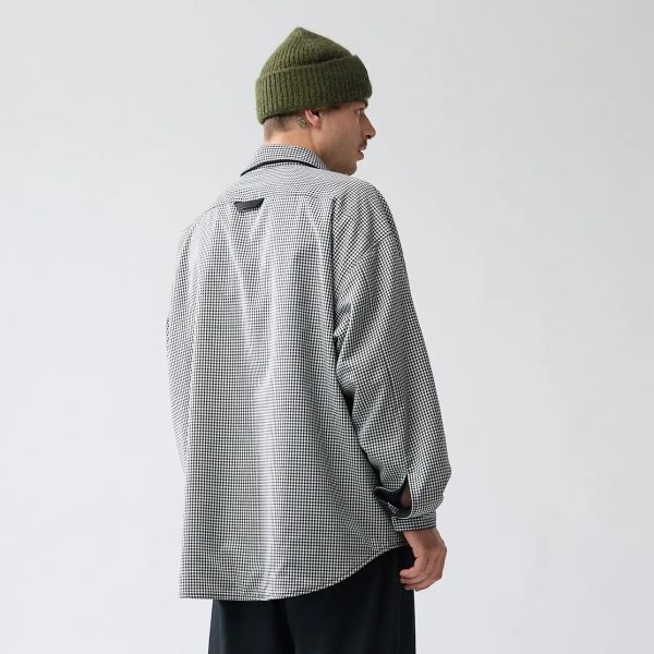 New Amsterdam Surf Association Reversible Fleece Overshirt Zwart/Wit