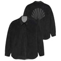 New Amsterdam Surf Association Reversible Fleece Overshirt Zwart/Wit