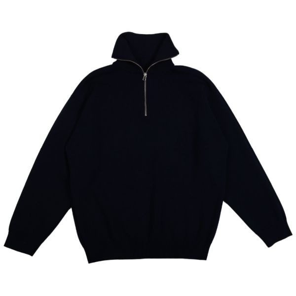 New Amsterdam Surf Association Sailor Half Zip Sweater Navy
