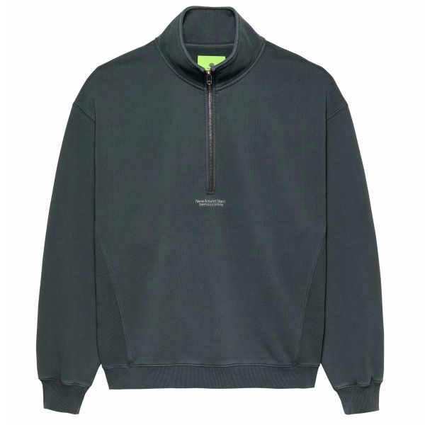 New Amsterdam Surf Association Sea Half Zip Sweater Antraciet