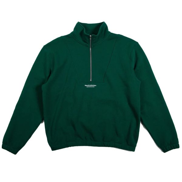 New Amsterdam Surf Association Sea Half Zip Sweater Donker Groen