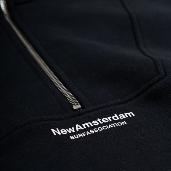New Amsterdam Surf Association Sea Half Zip Sweater Zwart