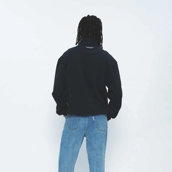 New Amsterdam Surf Association Sea Half Zip Sweater Zwart