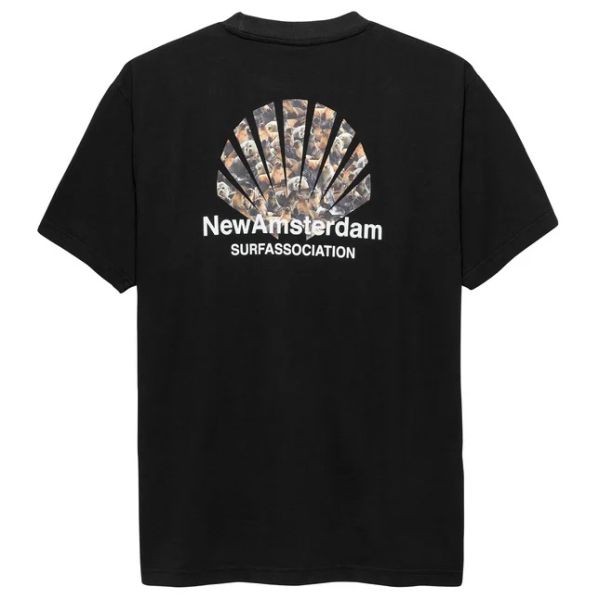 New Amsterdam Surf Association Seal Logo T-shirt Zwart