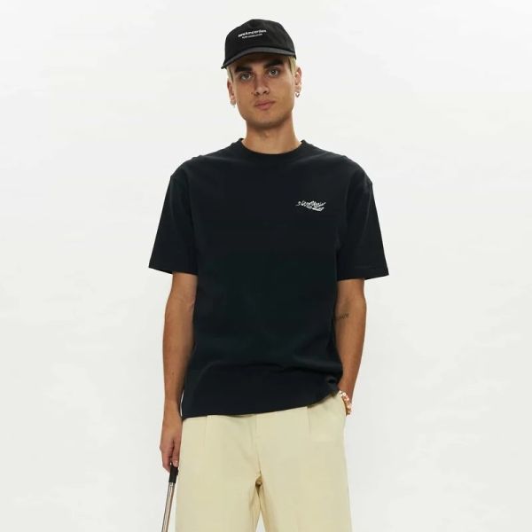 New Amsterdam Surf Association Shark T-shirt Zwart
